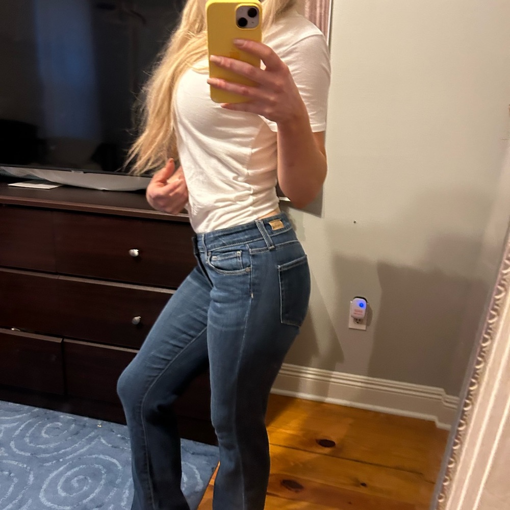 Paige bootcut size 27 low rise jean - Picture 2 of 8